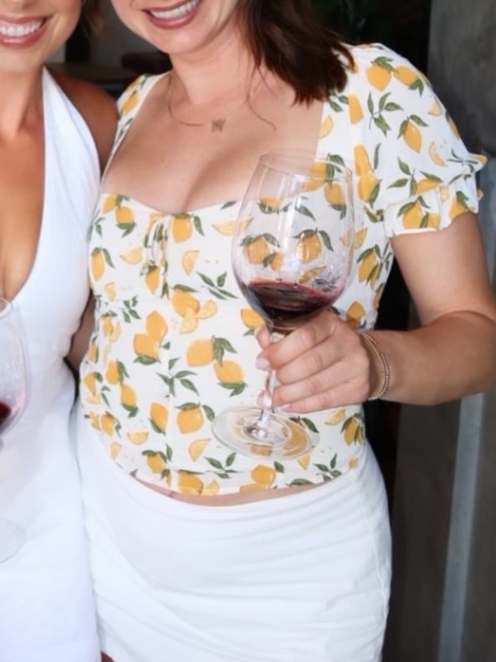Reformation Lemon Blouse